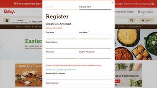 You can also sign up with your Google account. . Raleys pantry portal